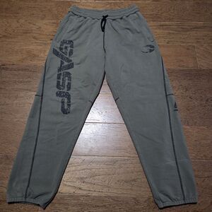 Gasp Vintage Sweatpants Men's Large Gym Training Green